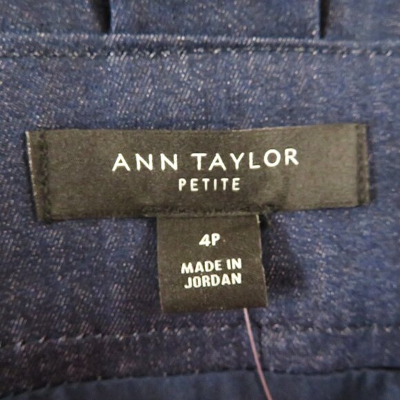 New! Ann Taylor 4P Denim A-Line Skirt - Picture 6 of 6